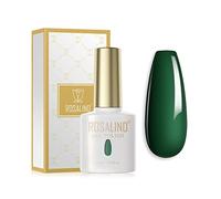 ROSALIND Smalto Semipermanente per Unghie Verde Colori, 15ml UV LED Soak Off Smalti Semipermanenti per Unghie Gel Polish Manicure Nail Art