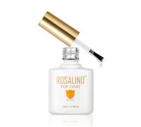 ROSALIND Top Coat Semipermanente Smalti Semipermanenti per Unghie in Gel UV LED Soak Off Kit Smalto Semipermanente 15ML