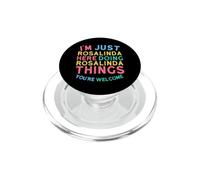 Rosalinda Here Doing Rosalinda Cose Divertente Nome Rosalinda PopSockets PopGrip per MagSafe