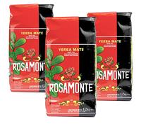 Rosamonte Yerba Mate Tè Tradizionale 1.5kg (3 x 500g) | Set Mate Argentino | Bevanda disintossicante ed energetica