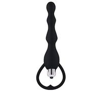 Rosario anale nero vibrante