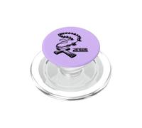 Rosario con croce cattolica cristiana fede speranza maglietta PopSockets PopGrip per MagSafe