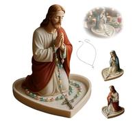 Rosario della Vergine Maria, elegante scatola di preghiera per camera da letto, soggiorno, ufficio, decorazione per scrivania, regalo religioso perfetto per la coltivazione spirituale personale