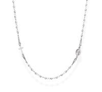 Rosario Girocollo Argento Diamantato - Amen Collection Ref. CROBD3