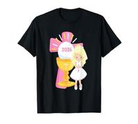 Rosario per Prima Comunione 2026 con Croce Rosa Bionda Maglietta