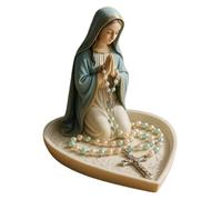 Rosary Holder, Display Stand, Prayer Beads, Vintage Catholic Organizer, Decorative and Reverent Display, Compact Ideal for Desktop, Bookshelf, Nightstand, Home, Bedroom Use