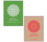 Rosa's Thai Café 2 Books Collection Set By Saiphin Moore (The Vegetarian Cookbook, The Cookbook)