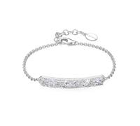 BRACCIALE GEMMA CON ZIRCONI BIANCHI DONNA ROSATO