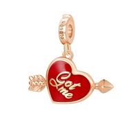 Rosato Charm Donna In Argento Con Simbolo Cuore | Collezione Storie - RZ154