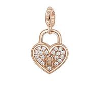 Rosato Gioielli Charm Donna in Argento PVD Rosè con Lucchetto - Storie - RZ057