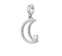 Rosato Silver Ciondolo Moon con cubic zirconia Storie RZ262R