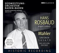 Rosbaud Hans Dir - Sinfonie Nn.1, 4, 5, 6, 7, 9 - Das Liedvon Der Erde