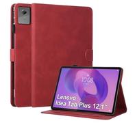 Rosbtib Custodia per Lenovo Idea Tab Plus 12.1" 2025 Custodia con visualizzazione multi-angolo Funzione di supporto e porta carte di credito Custodia a libro in pelle PU per Lenovo Idea Tab Plus