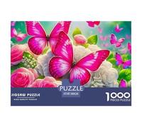 Rose 1000 Pezzi Decorazione Artistica Da Parete Per Soggiorno, Classici, Giochi Rilassamento Perfetto Per Appassionati Di Esperti Divertimento Plant Theme Impegnativo E Difficile Per Divertenti Per Uo