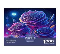 Rose 1000 Pezzi Puzzle Adulti Impegnativo E Difficile Per Qualità Premium Per Adulti E Ragazzi Collection Puzzle Per Gioco Familiare, Festa Aziendale Regalo Giocattolo Colorato Per La Famiglia 70x50