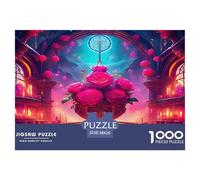 Rose 1000 Pezzi Puzzle Classici Animali Divertenti Per Uomo E Donna Difficoltà Sfida Per Adulti E Ragazzi Collection Decorazione Domestica Regalo Giocattolo Colorato Per La Famiglia 38x26cm/1000pcs