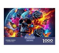 Rose 1000 Pezzi Puzzle Classici Impegnativo E Difficile Per Qualità Premium Per Adulti E Bambini Da 14 Anni E Più Decorazione Domestica Regalo Per Amore E Amico 70x50cm/1000pcs