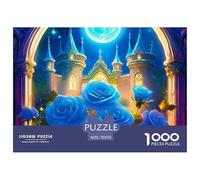 Rose 1000 Pezzi Puzzle Classici Impegnativo E Difficile Per Qualità Premium Per Adulti E Bambini Da 14 Anni E Più Decorazione Domestica Regalo Per Amore E Amico 70x50cm/1000pcs