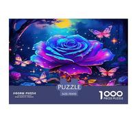 Rose 1000 Pezzi Puzzle Classici Impegnativo E Difficile Per Qualità Premium Per Adulti E Ragazzi Collection Decorazione Domestica Regalo Giocattolo Colorato Per La Famiglia 70x50cm/1000pcs