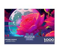 Rose 1000 Pezzi Puzzle Gioco Educativo Creativo Jigsaw Puzzles Sfida Colore Per Adulti E Bambini 38x26cm/1000pcs