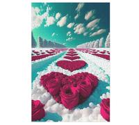 Rose 1000 Pezzi Puzzle Per Adulti Bambini Gioco Intellettuale Puzzles Giochi Per Famiglie 78×53cm