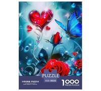 Rose 1000 Pezzi Romantic Theme Puzzle Classici Animali Divertenti Per Uomo E Donna Qualità Premium Per Adulti E Ragazzi Collection Puzzle Per Gioco Familiare, Festa Aziendale Regalo Giocattolo Colora