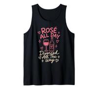 Rose all Day Divorziato all The Way Wine Canotta