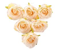 Rose Artificiali Flower Scrapbook Wedding Arch Flowers Sessato Baschetta per Caramelle Fai -da -Te Natale Rose di Seta Finta Testa per arrangiamento per Matrimoni Decorazioni per la casa