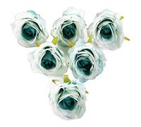 Rose Artificiali Flower Scrapbook Wedding Arch Flowers Sessato Baschetta per Caramelle Fai -da -Te Natale Rose di Seta Finta Testa per arrangiamento per Matrimoni Decorazioni per la casa