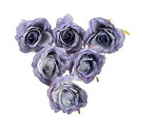 Rose Artificiali Flower Scrapbook Wedding Arch Flowers Sessato Baschetta per Caramelle Fai -da -Te Natale Rose di Seta Finta Testa per arrangiamento per Matrimoni Decorazioni per la casa