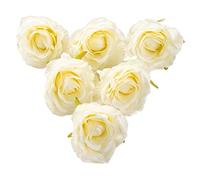 Rose Artificiali Flower Scrapbook Wedding Arch Flowers Sessato Baschetta per Caramelle Fai -da -Te Natale Rose di Seta Finta Testa per arrangiamento per Matrimoni Decorazioni per la casa