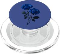 Rose Blu Coppia Fiore Fantasia Gotica Arte Estetica Floreale PopSockets PopGrip per MagSafe