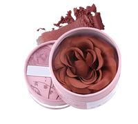 Rose Blush - 3D Petal Design Travel Size Face Color, Contour Cream Highlighter Palette, Long Lasting Pigmented Nude Cheek Tint, Natural Scented Velvet Makeup For Bridal Stage Performance Winter