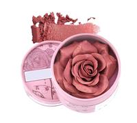 Rose Blush - Blush Da Viaggio Con Design A Petalo 3D | Evidenziatore In Crema Contorno 3,5 G | Trucco Petali Piccoli | Trucco Nudo Pigmentato Profumato Naturale Per La Fase Nuziale Di Viaggio Invernal