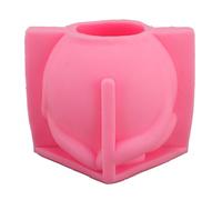 Rose Box Stamping 3D Porta di candele in silicone 3D Resina Gioielli Contenitore di stoccaggio per carrello per cemento in cemento Arte