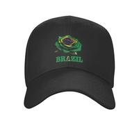 Rose Brazil Brazilian Flag Donna Uomo Snapback cap Regolabile Cappellino da Baseball Moda Berretto da Baseball per Sport Ciclismo Pesca