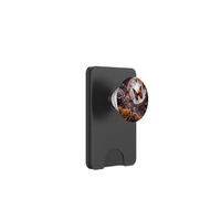 Rose Butterfly Design Cute Orange Floral Print Flower Galaxy PopSockets PopWallet per MagSafe