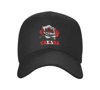 Rose Canada Canadan Flag Donna Uomo Berretto da Baseball Classic Cappellino da Baseball Casual Cappello Trucker per Estivo Pesca Sport