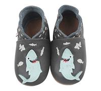 Rose & Chocolat - Scarpine a 4 zampe squalo, colore: Grigio/Blu