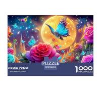 Rose Complex 1000-Piece Jigsaw Puzzles for Adults Offering An Array of Challenging Puzzle Games - Serves As A Remarkable And Entertaining Gift for Adults And Kids Age 12 Years Up 38x26cm/1000pc