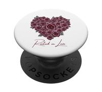 Rose di San Valentino "Radicate nell'amore" PopSockets PopGrip Adesivo