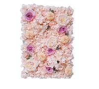 Rose di seta fiori artificiali parete rete plastica flessibile aree foto rose di