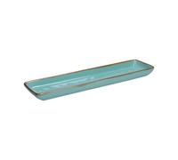 Rose & Tulipani - Set 4 Vassoi Rettangolari 32x8 cm Verde Acqua