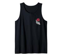 Rose Estetico Rose Bianco Scheletro Mano Che Tiene Una Rosa Rossa Canotta