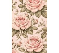 Rose Floral Notebook: Vintage Botanical Flower Pattern Journal | Elegant Lined Notebook for Writing