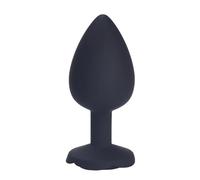 Rose Flower Silicone Anal Beads Butt Plug Set Small Medium Large Anal Plug Jewelry Anal Trainer Dildo Anus Sex Toy Men Women Gay(Black large size)