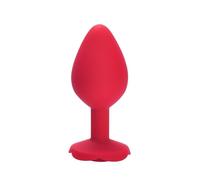 Rose Flower Silicone Anal Beads Butt Plug Set Small Medium Large Anal Plug Jewelry Anal Trainer Dildo Anus Sex Toy Men Women Gay(Red medium size)