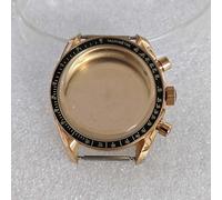 Rose Gold 40mm Stainless Case Mineral Glass per Japan VK63 Movement