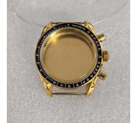 Rose Gold 40mm Stainless Case Mineral Glass per Japan VK63 Movement
