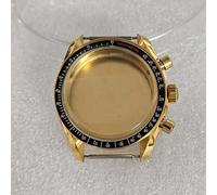Rose Gold 40mm Stainless Case Mineral Glass per Japan VK63 Movement